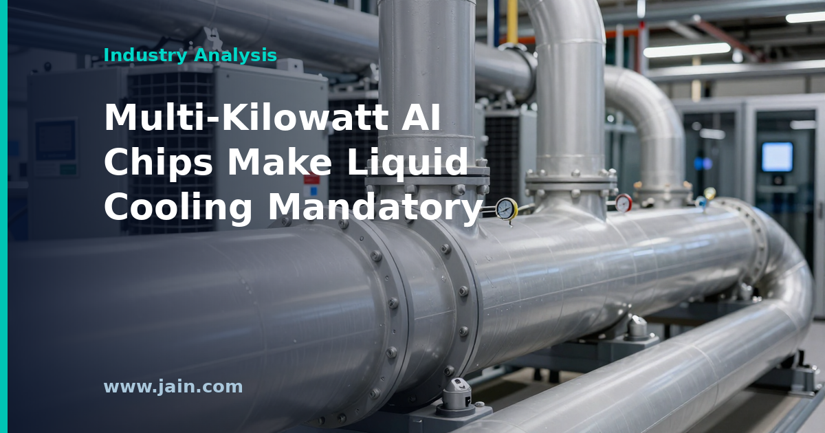 Multi-Kilowatt AI Chips Push Direct-to-Chip Liquid Cooling From Option to Mandate