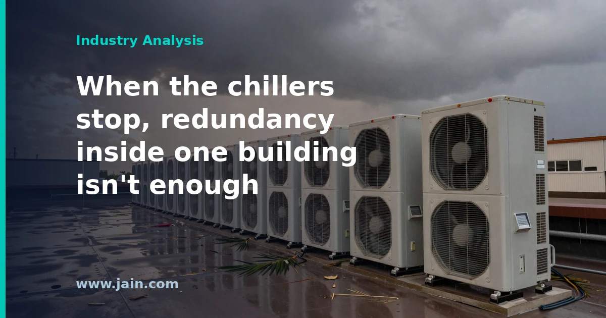 Namecheap’s 15-Hour Outage Shows Why Denser AI Halls Can’t Rely on One Chiller Plant