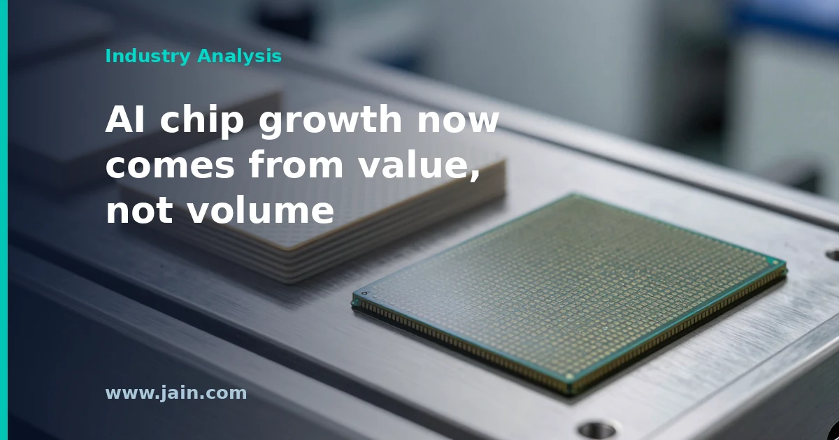 Silicon wafer in a TSMC fab illustrating Q3 2026 earnings: 9.6% more wafers shipped, 41% more revenue
