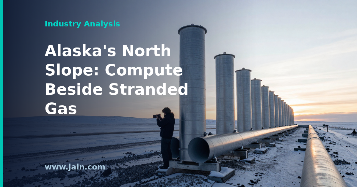 Alaska’s North Slope Data Center: A Power-First Siting Test