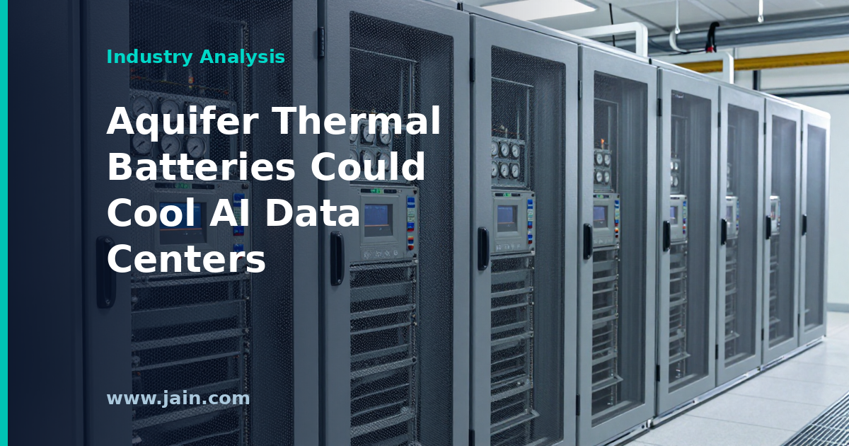 Aquifer ‘Thermal Batteries’ Could Cut AI Data Center Cooling Energy and Water Use