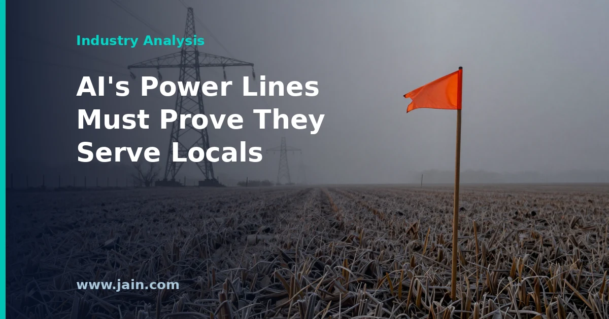 70% Oppose AI Data Centers Nearby. Their Power Lines Hinge on In-State Benefit