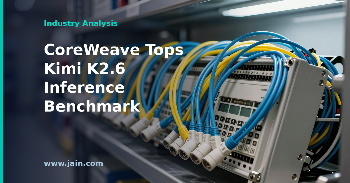 CoreWeave Tops Kimi K2.6 Inference Benchmark