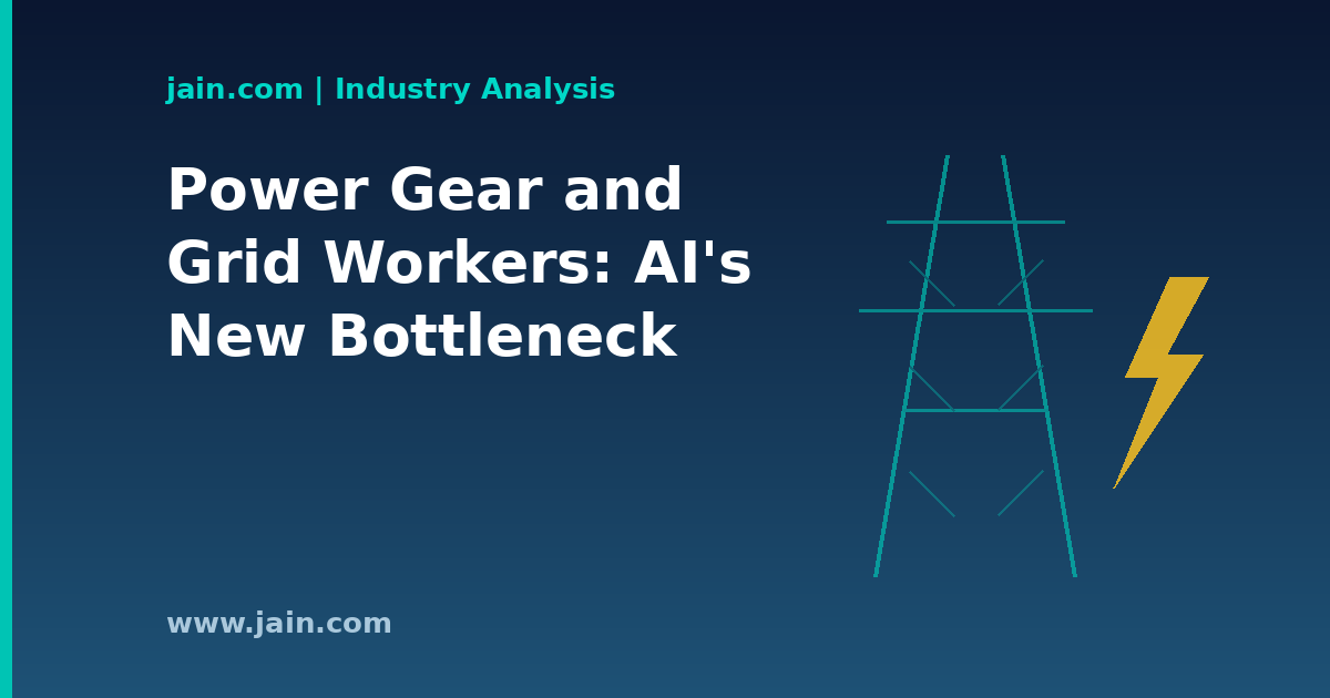 AI Data Center Boom Hits a New Wall: Power Equipment and Grid Workers