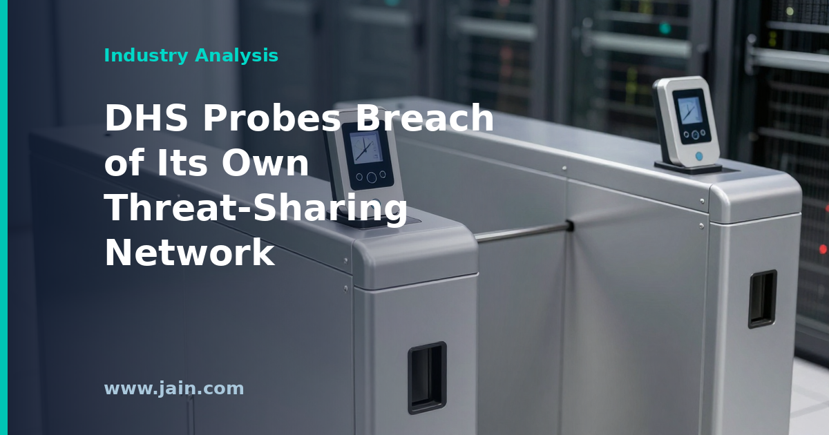 DHS Investigates Breach of Its Own Cyber Threat Information-Sharing Network