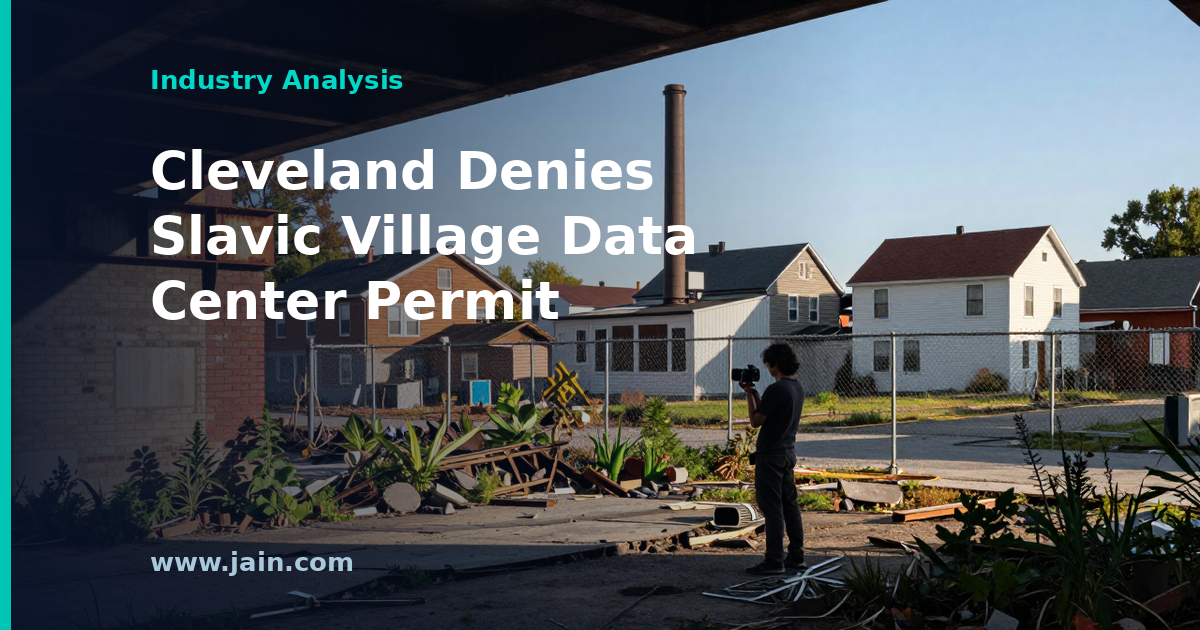 Cleveland Denies Hyperscale Data Center Permit in Slavic Village