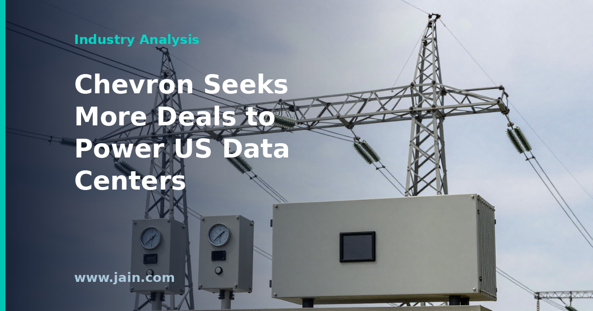 Chevron Eyes More Deals to Power US Data Centers, Reuters Reports