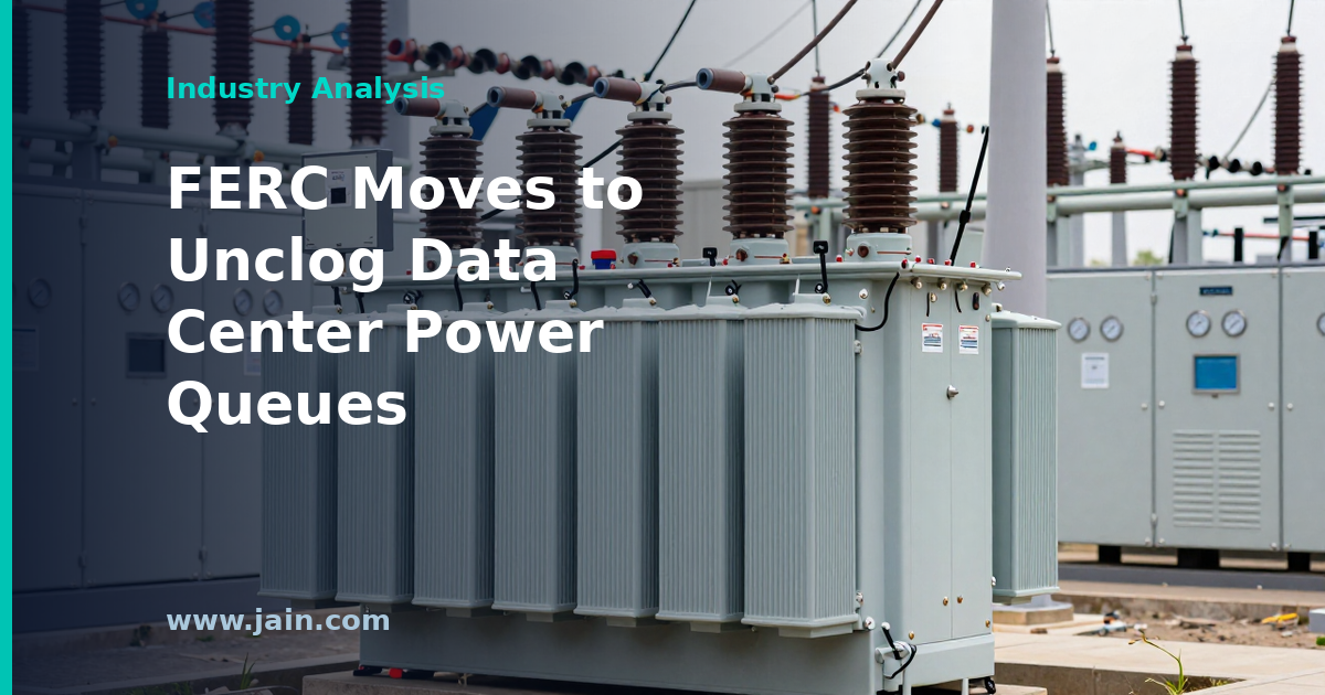 FERC Aims to Cut Data Center Grid Queues and Electricity Bills: What It Means