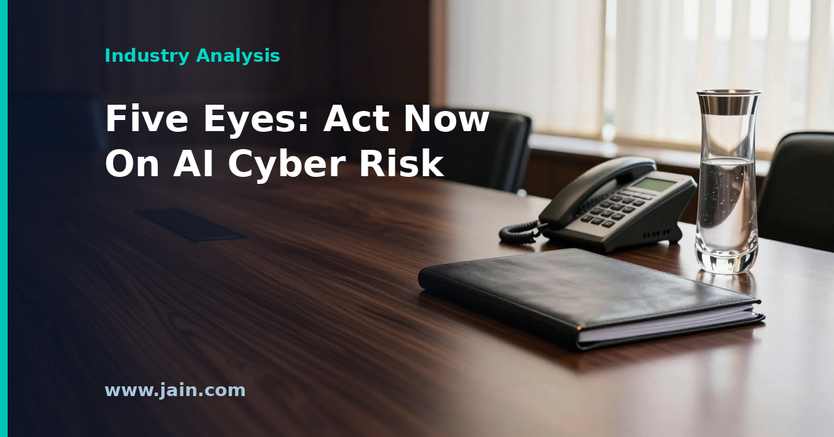 Five Eyes Warn: AI Is Reshaping Cyber Risk, Act Now
