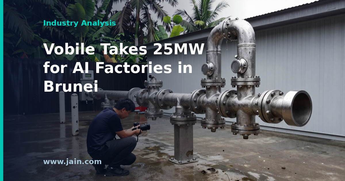 Vobile Books 25MW in Brunei for AI Factories