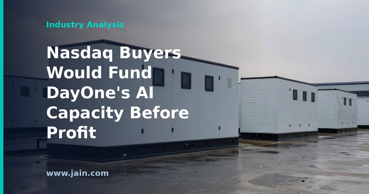 A $77.2M Half-Year Loss Makes DayOne’s IPO a Bet on AI Capacity Ahead of Profit