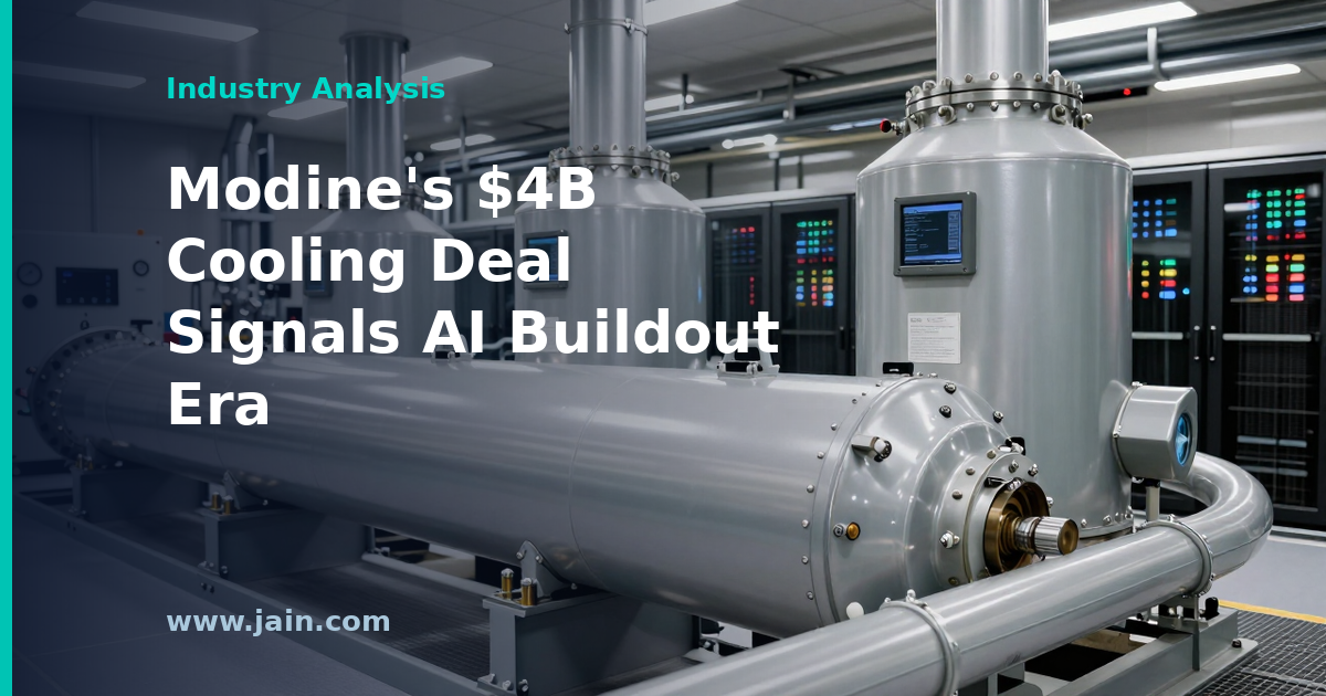 Modine Signs $4 Billion Airedale Cooling Capacity Deal Through 2029