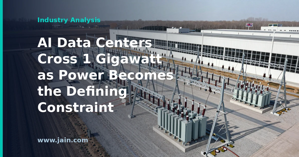 AI Data Centers Cross 1 Gigawatt as Power Becomes the Defining Constraint