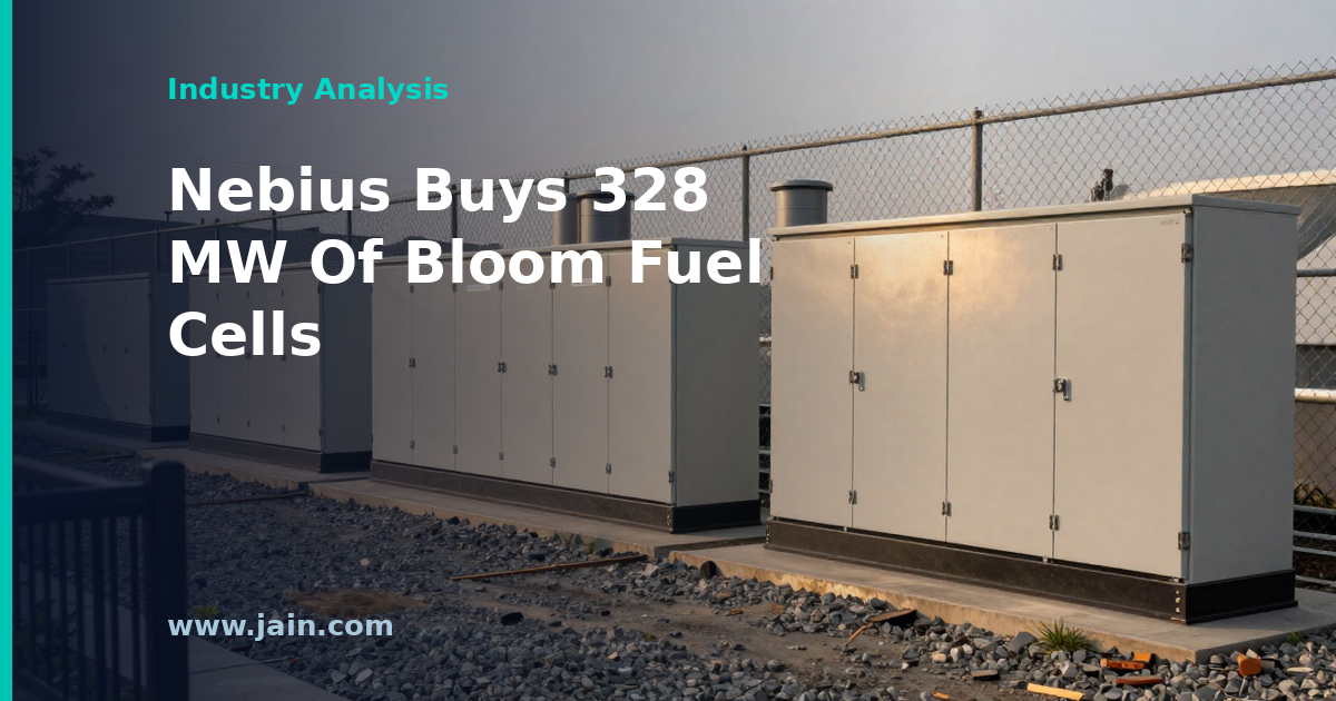 Nebius Taps Bloom Energy For 328 MW Of AI Data Center Power
