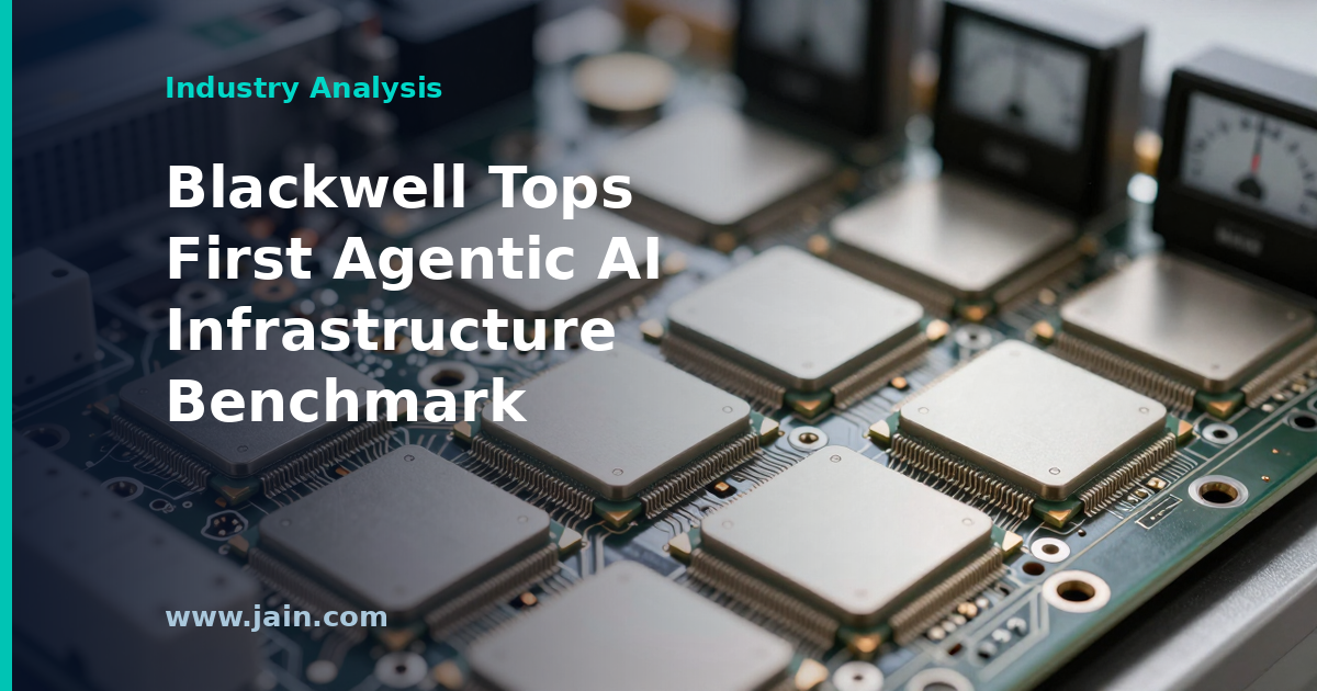 NVIDIA Blackwell Tops the First Agentic AI Infrastructure Benchmark