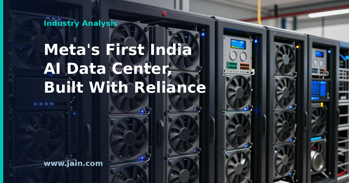 Meta Taps Reliance to Build Its First AI Data Center in India