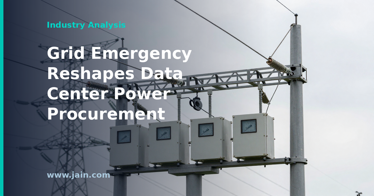 Grid Emergency Order Puts Data Center Power Procurement in Play