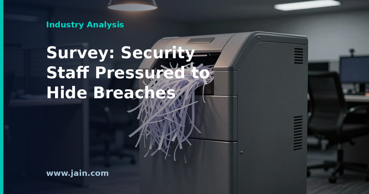 Survey: Most Security Workers Pressured to Hide Breaches