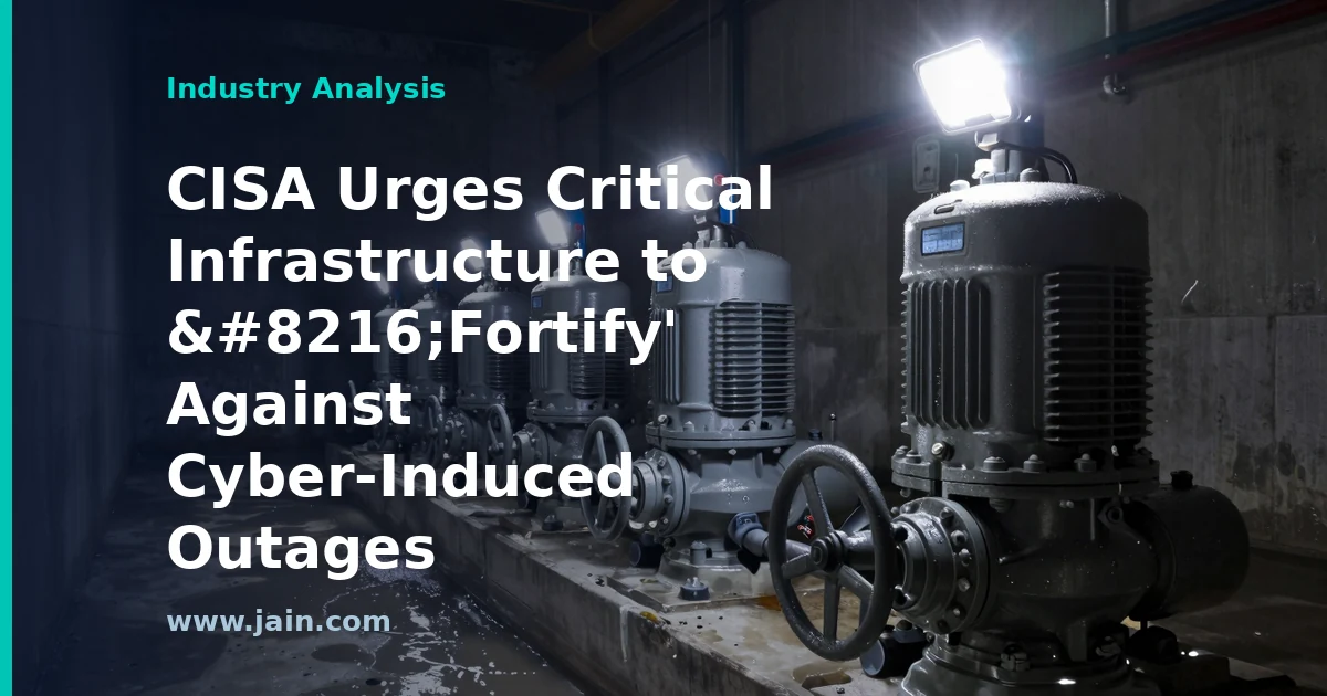 CISA Urges Critical Infrastructure to &lsquo;Fortify&rsquo; Against Cyber-Induced Outages
