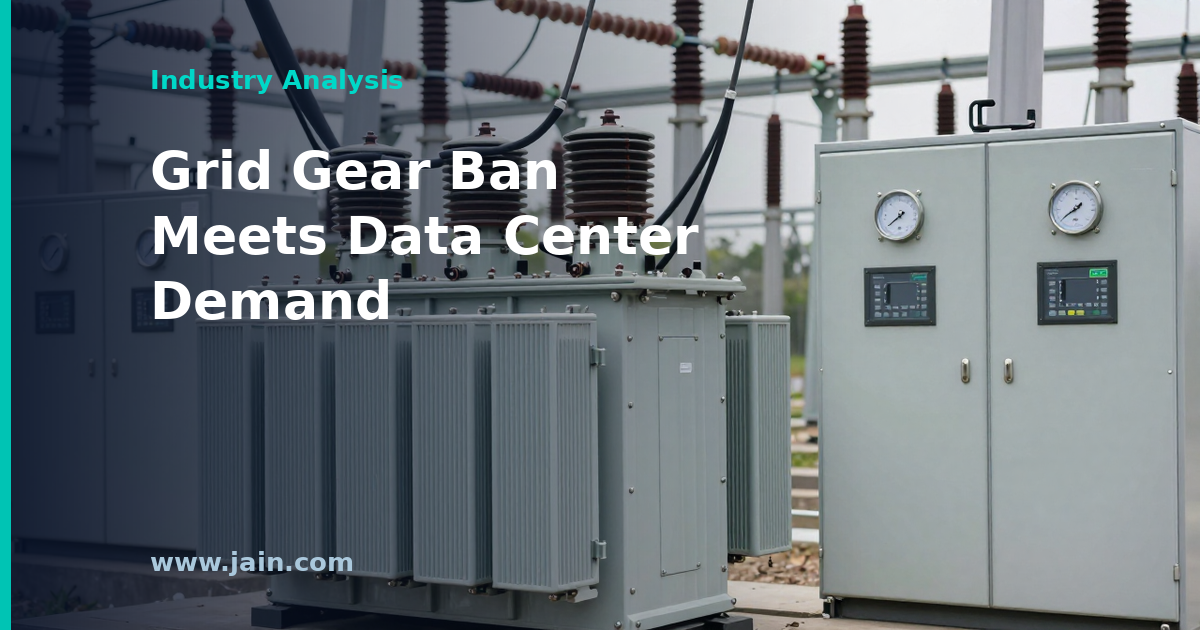 Grid Equipment Emergency Order Collides With Data Center Demand