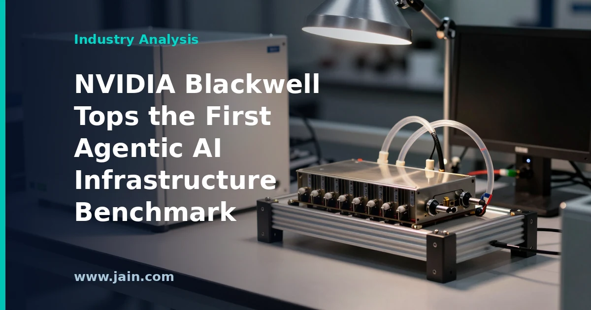 NVIDIA Blackwell Tops the First Agentic AI Infrastructure Benchmark