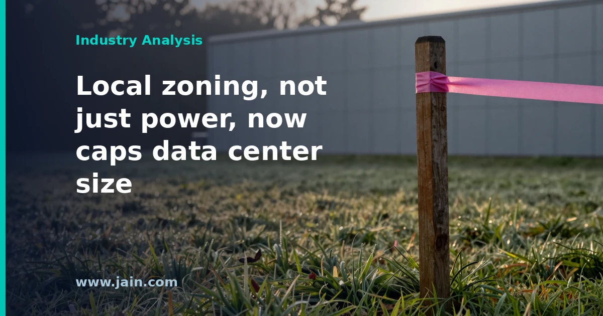 Louisville&rsquo;s 500,000 Sq Ft Cap Shows Local Zoning Now Gates AI Data Center Scale