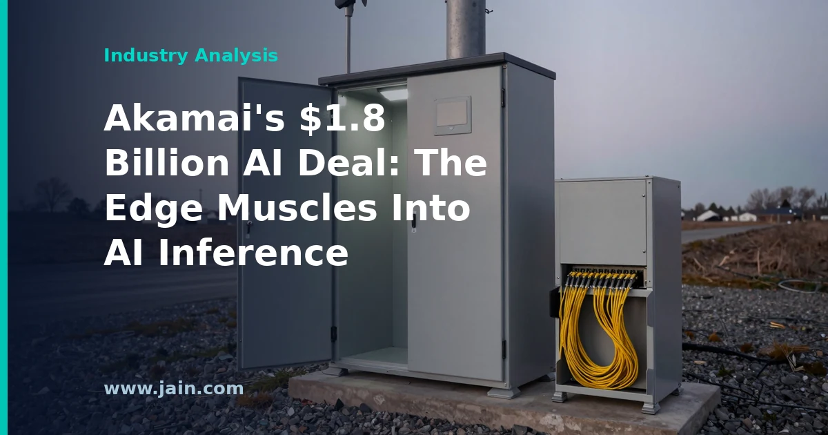 Akamai&rsquo;s $1.8 Billion AI Deal: The Edge Muscles Into AI Inference