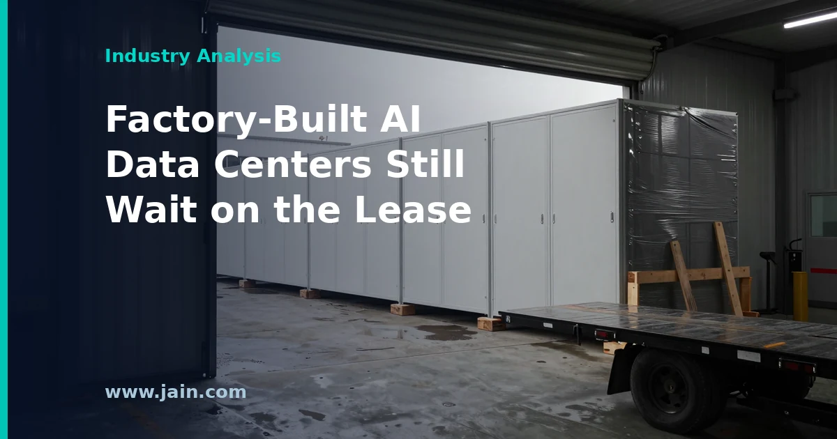 A 40MW Macao AI Campus Can Be 90% Factory-Built, but the Clock Starts at the Lease