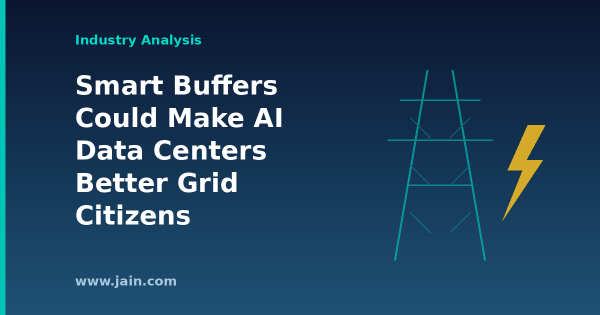 Smart Buffers Could Make AI Data Centers Better Grid Citizens