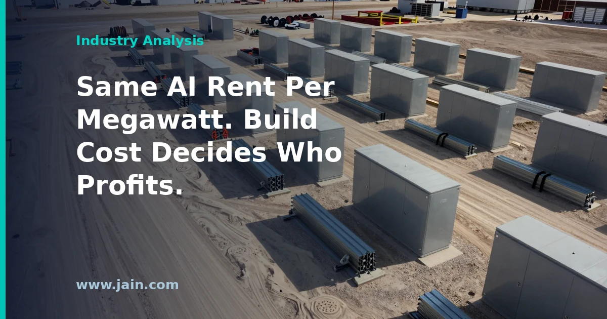 Hut 8 Beacon Point AI data center campus in Texas under construction, illustrating the $9.8B 352 MW lease