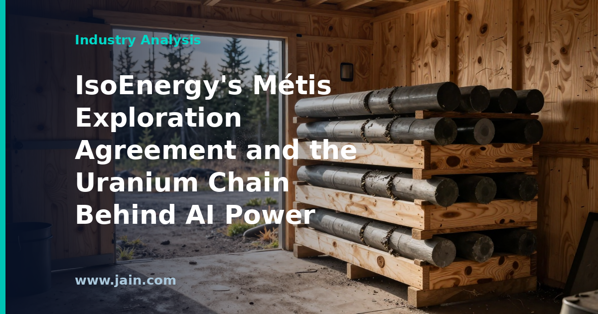 IsoEnergy’s Métis Exploration Agreement and the Uranium Chain Behind AI Power