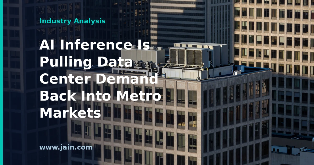 AI Inference Is Pulling Data Center Demand Back Into Metro Markets