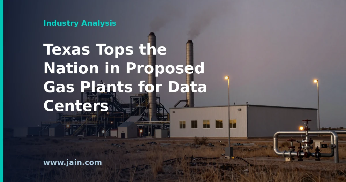 Texas Tops the Nation in Proposed Gas Plants for Data Centers