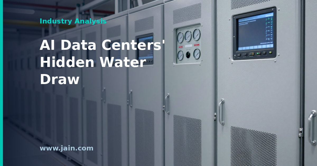 WSJ: AI Data Centers&rsquo; Water Use Far Exceeds What Tech Giants Disclose