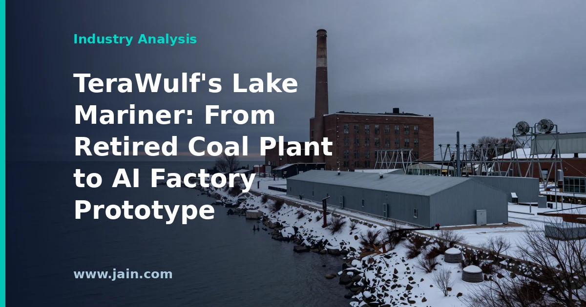 TeraWulf’s Lake Mariner: From Retired Coal Plant to AI Factory Prototype