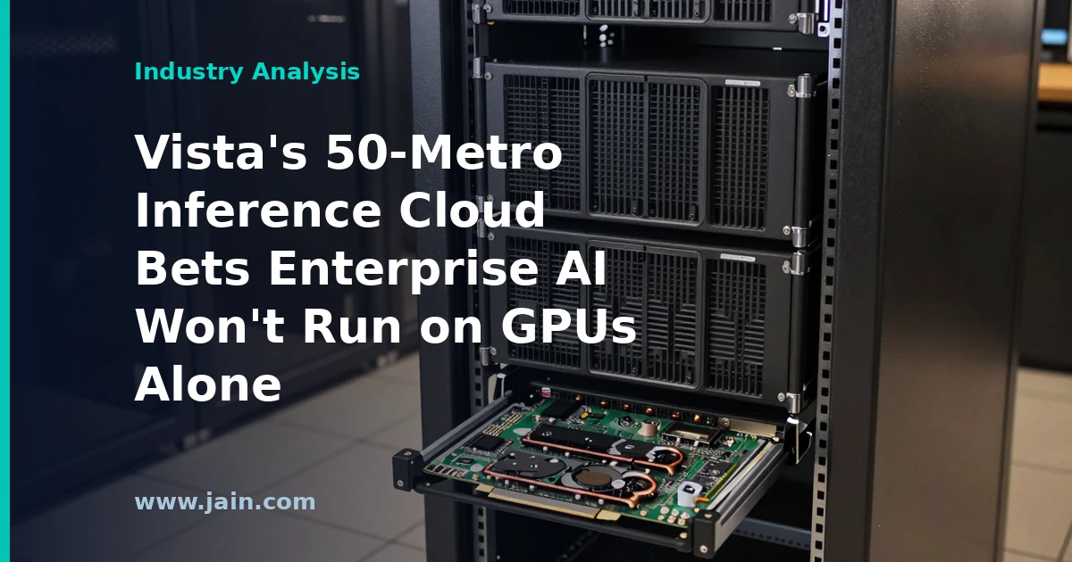 Vista Equity and Cambian Capital VC2 inference cloud server racks mixing Intel, Nvidia and SambaNova chips in Los Angeles