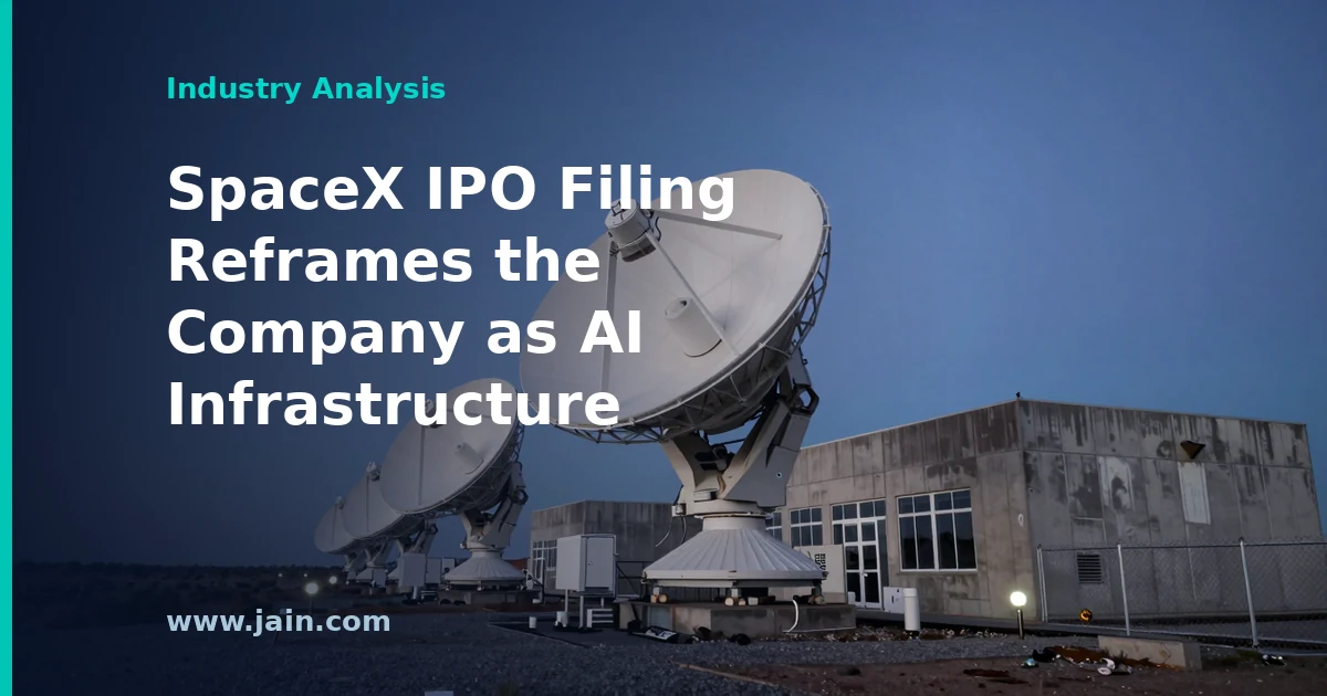 SpaceX IPO Filing Reframes the Company as AI Infrastructure