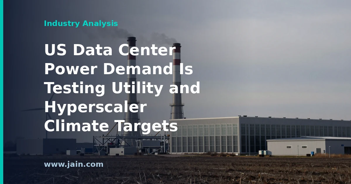 US Data Center Power Demand Is Testing Utility and Hyperscaler Climate Targets