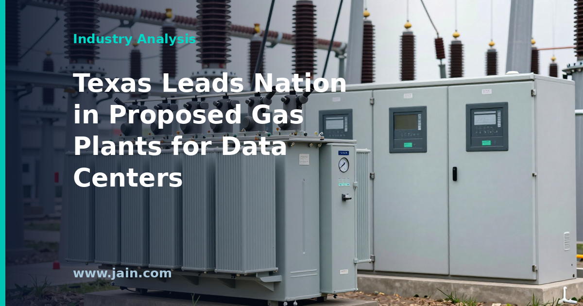 Texas Tops the Nation in Proposed Gas Plants for Data Centers