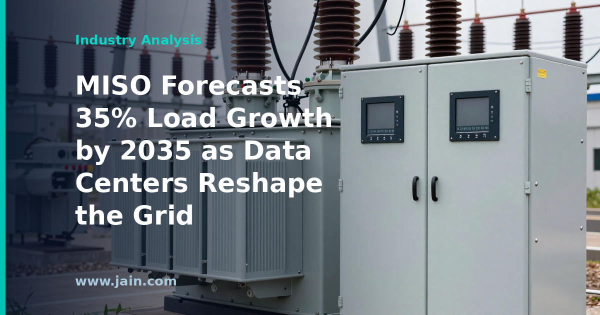 MISO Forecasts 35% Load Growth by 2035 as Data Centers Reshape the Grid