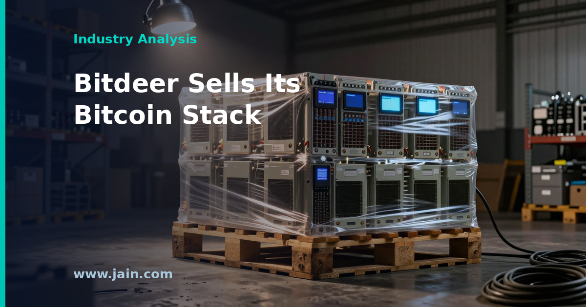 Bitdeer Sells Its Bitcoin Stack as Mining Margins Compress
