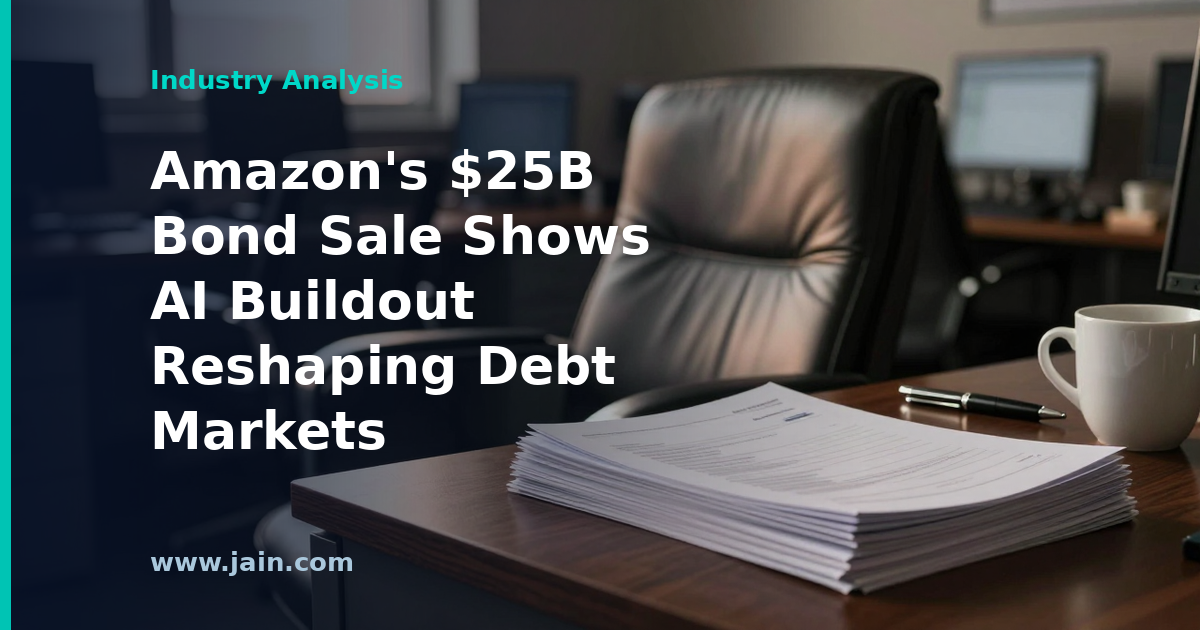 Amazon&rsquo;s $25B Bond Sale Shows AI Buildout Reshaping Debt Markets