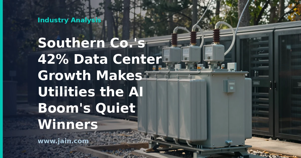 Southern Co.&rsquo;s 42% Data Center Growth Makes Utilities the AI Boom&rsquo;s Quiet Winners