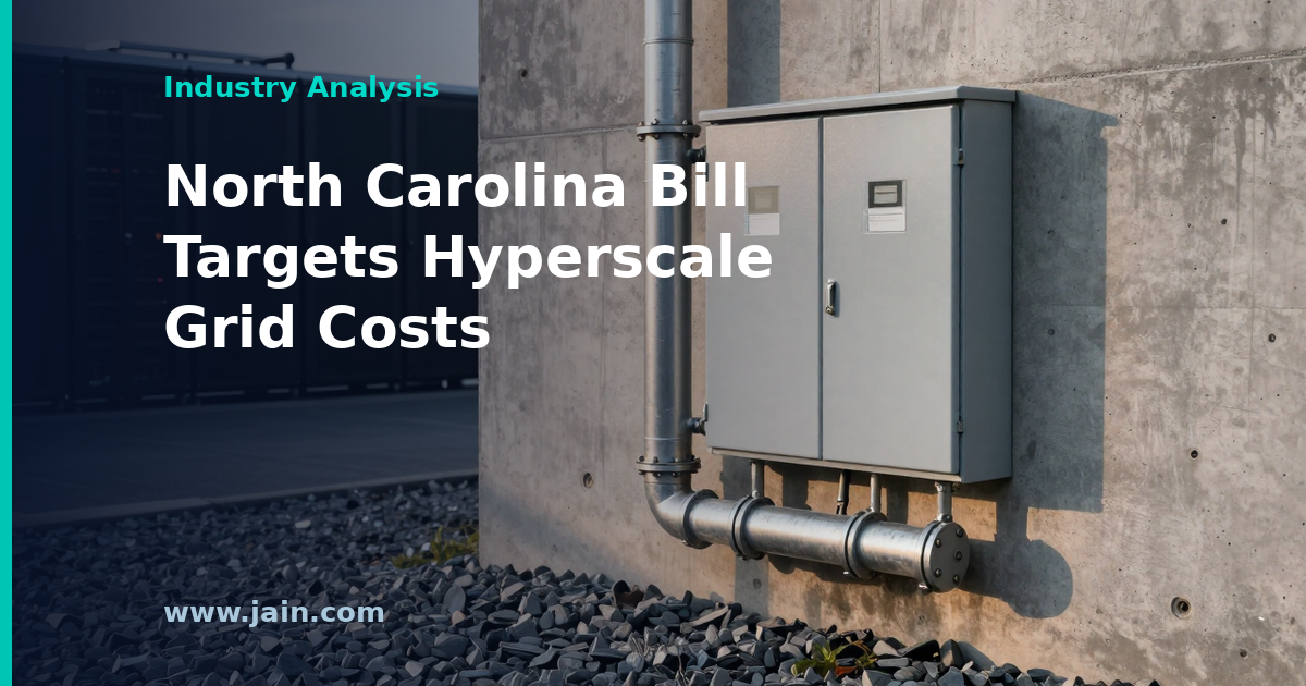 North Carolina Bill Would Make Hyperscalers Pay Their Grid Costs