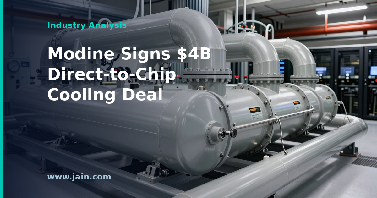 Modine Lands $4 Billion Direct-to-Chip Cooling Deal With Hyperscale Customer