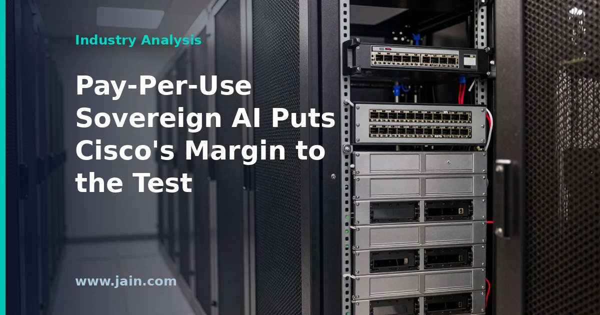 In Cisco&rsquo;s Sovereign AI Pact With Bell, Consumption Pricing Tests a 35.9% Margin