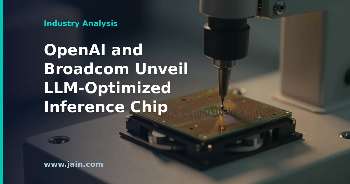 OpenAI and Broadcom Unveil LLM-Optimized Inference Chip