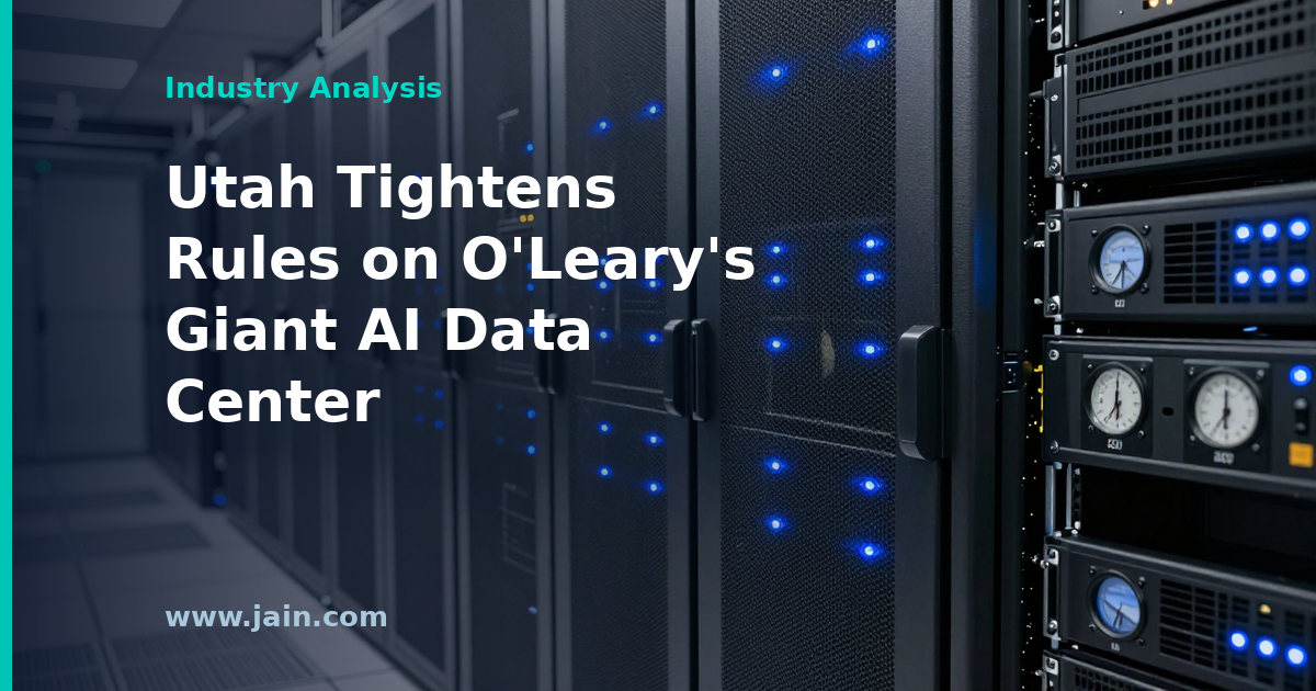 Utah Tightens Water and Power Rules on Kevin O&rsquo;Leary&rsquo;s Giant AI Data Center