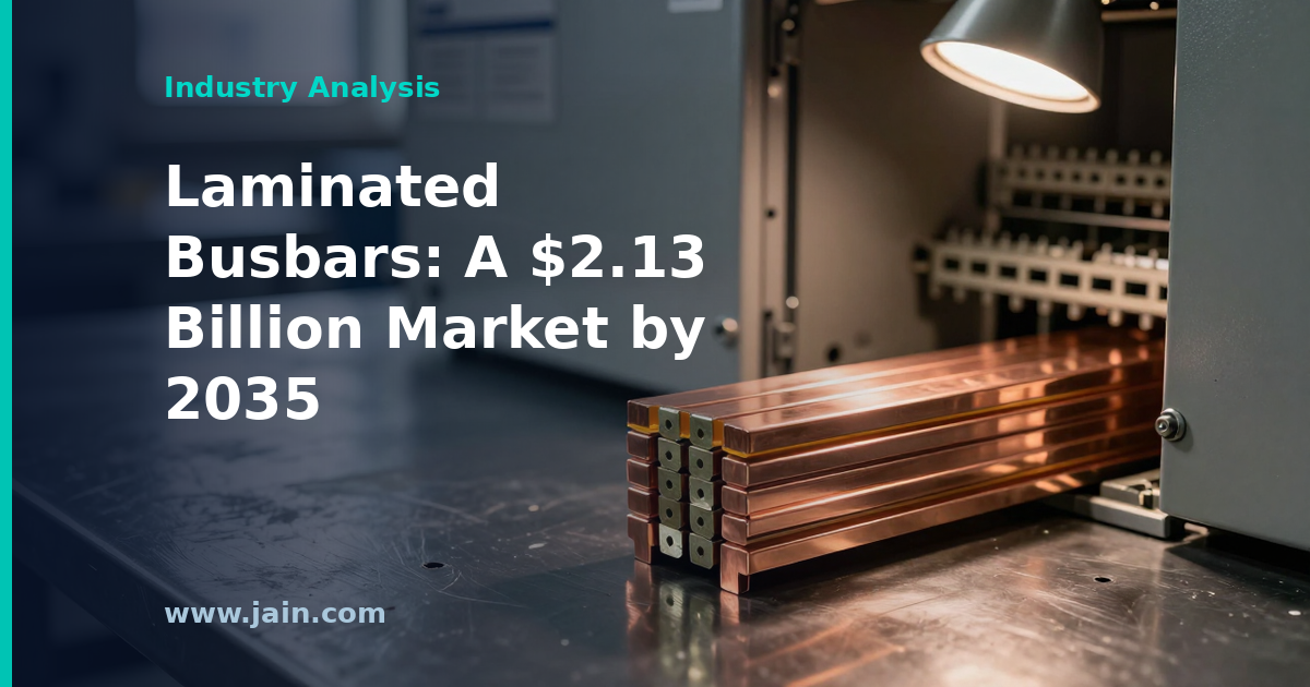 Laminated Busbar Market Nears $2.13B as Power Density Rises