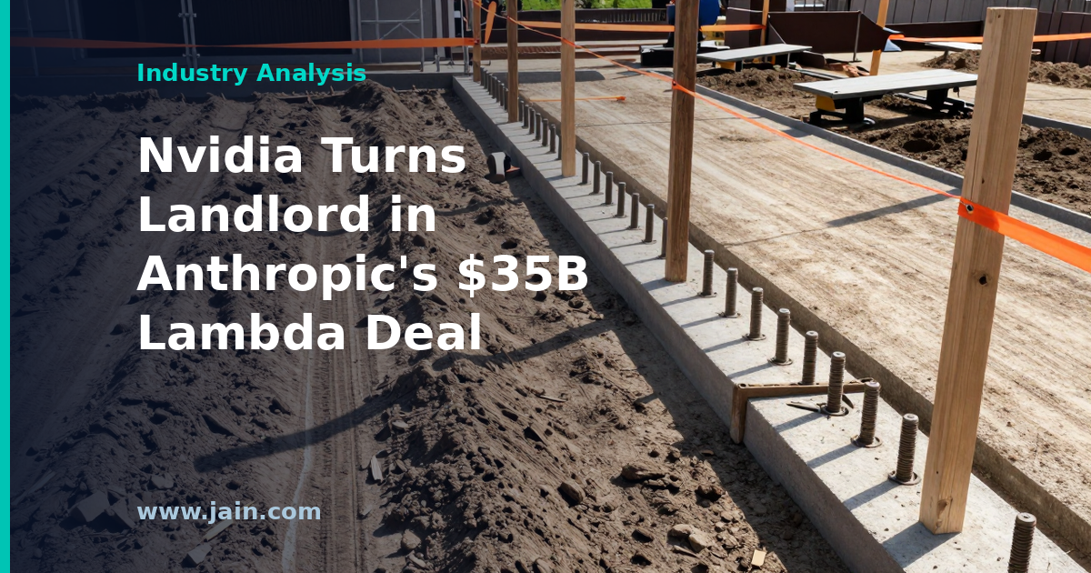 Nvidia Becomes Landlord in Anthropic&rsquo;s $35B Lambda Deal